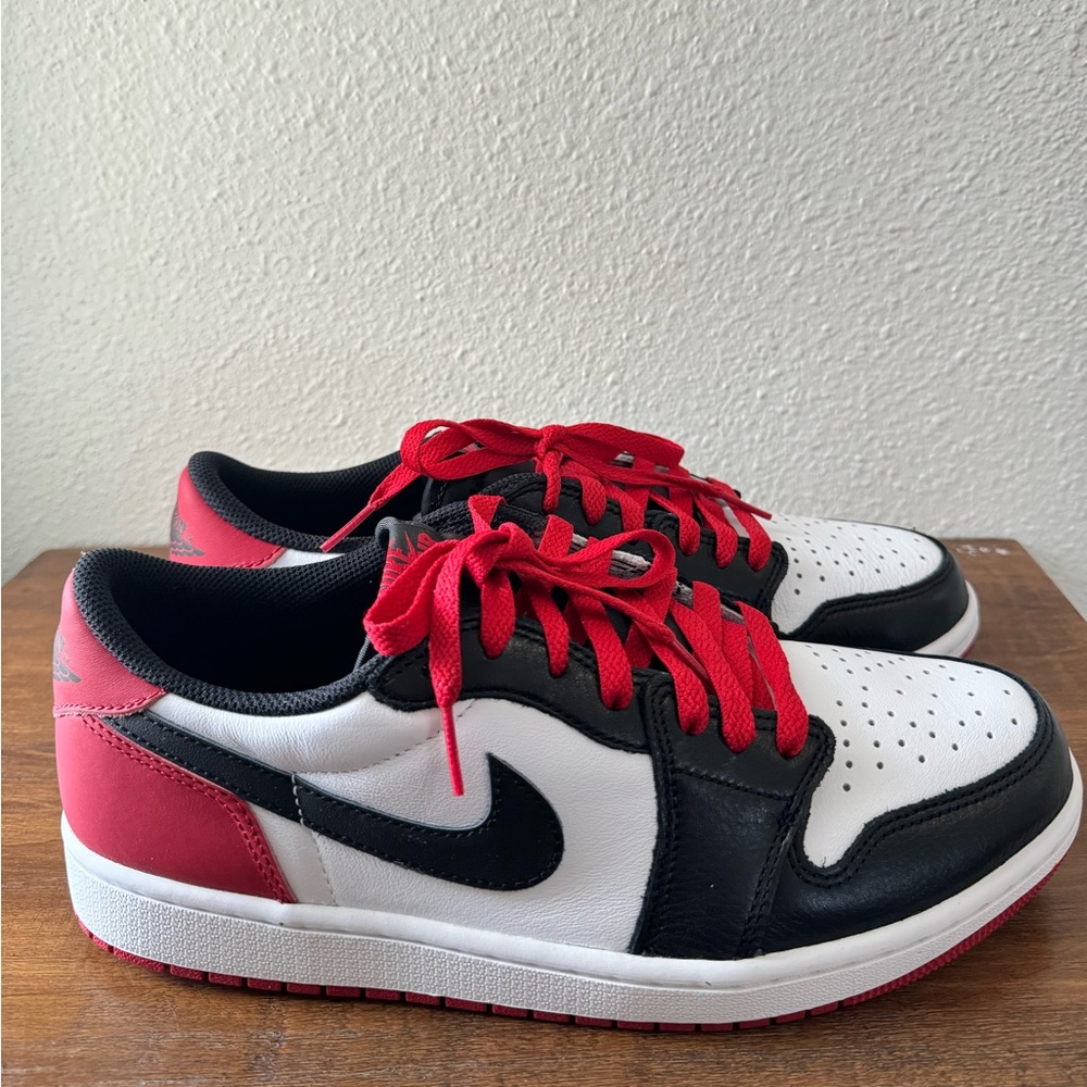NWB Nike Air Jordan 1 Retro Low OG Sneakers Men’s US 10,EUR 44 White/Black/Red